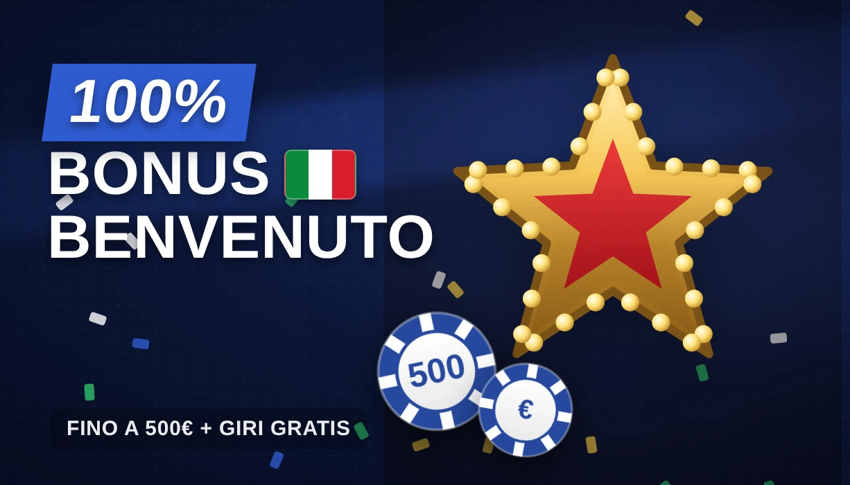100% Bonus Benvenuto